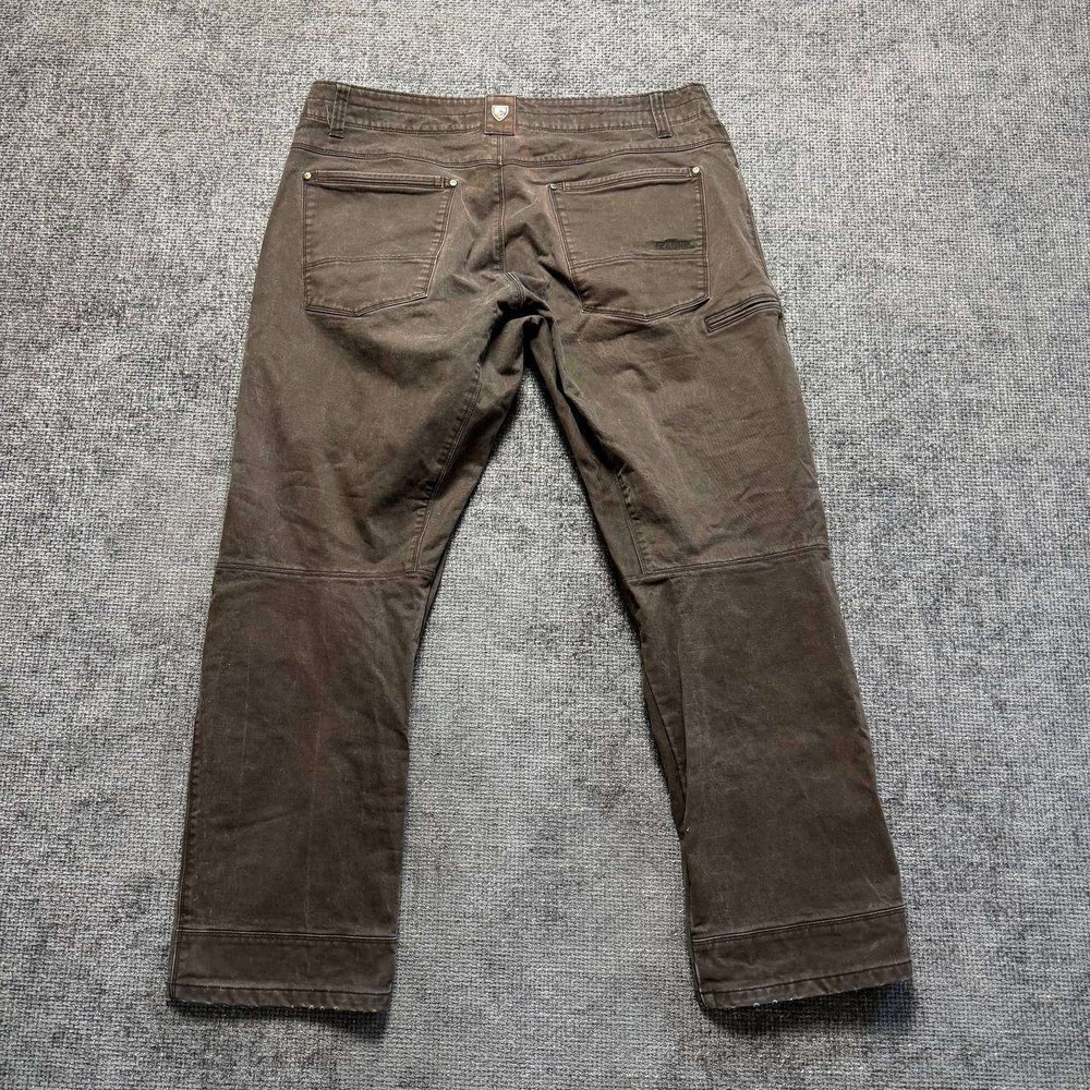 Kuhl Rydr Pants Mens 38x30 Brown Heavyweight Cotton Twill Workwear Gorpcore
